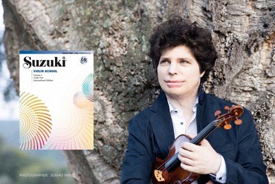 Augustin Hadelich, recording artist for Suzuki Violin Scool Volumes 4-6