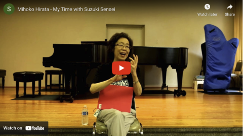 My Time with Suzuki Sensei by Mihoko Hirata